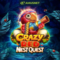 Crazy Red Nest Quest logotipas