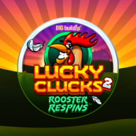 Lucky Clucks 2 Rooster Respins logotipas