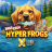 Bass Cash Hyper Frogs X UP logotipas