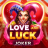 Love and Luck Joker logotipas