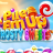 Pile ‘Em Up Frosty Sweets logotipas