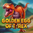 Golden Egg of T-Rex logotipas