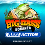 Big Bass Bonanza Reel Action logotipas