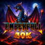 Emberfall 40K logotipas
