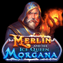 Merlin and the Ice Queen Morgana logotipas