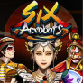 Six Acrobats logotipas