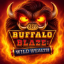 Buffalo Blaze Wild Wealth logotipas