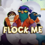 Flock Me logotipas