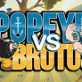 Popeye vs Brutus logotipas