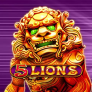 5 Lions logotipas