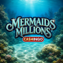 Mermaids Millions Cashingo logotipas