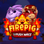 Fire Pig Push Ways logotipas