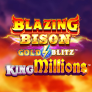 Blazing Bison Gold Blitz King Millions logotipas