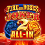 Fire and Roses Joker 2 All-In logotipas