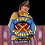 Fire Blaze Fire Fighter logotipas