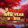 3 Wonders New Year Horse logotipas