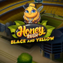Honey Rush Black and Yellow logotipas