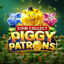 Coin Collect Piggy Patrons logotipas