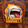 12 Burning Baseballs logotipas