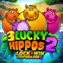 3 Lucky Hippos 2 logotipas