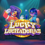 Lucky Luchadoras logotipas