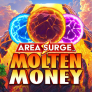 Area Surge Molten Money logotipas