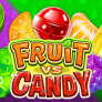 Fruit vs Candy logotipas
