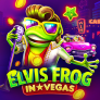 Elvis Frog in Vegas logotipas