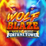 Wolf Blaze Gold Blitz Fortune Tower logotipas