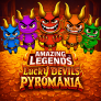 Amazing Legends Lucky Devils Pyromania logotipas