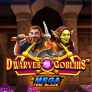 Mega Fire Blaze Dwarves And Goblins logotipas