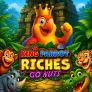 King Parrot Riches Go Nuts logotipas