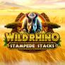 Wild Rhino Stampede Stacks logotipas