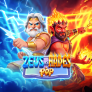 Zeus vs Hades POP logotipas