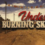 Under a burning sky logotipas