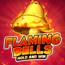 Flaming Bells Hold and Win logotipas