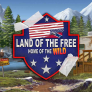 Land of the Free logotipas