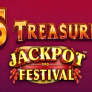 5 Treasures Jackpot Festival logotipas