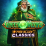 Fire Blaze Green Wizard logotipas
