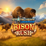 Starlight Jackpots Bison Rush logotipas