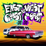 East Coast vs West Coast logotipas