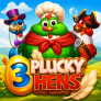 3 Plucky Hens logotipas