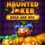 Haunted Joker Hold and Win logotipas