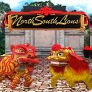 North South Lions logotipas
